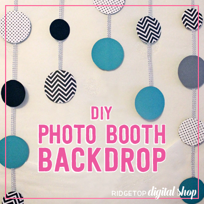 DIY Photo Booth Backdrop