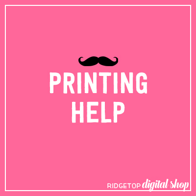 Printing Help