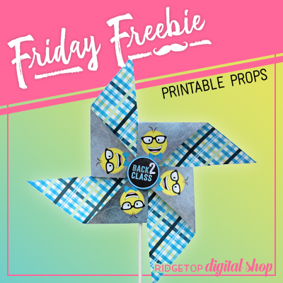 Friday Freebie: Back 2 Class Pinwheel