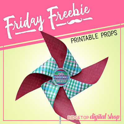 Friday Freebie: Ugly Sweater Pinwheel