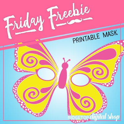 Butterfly Mask Free Printable