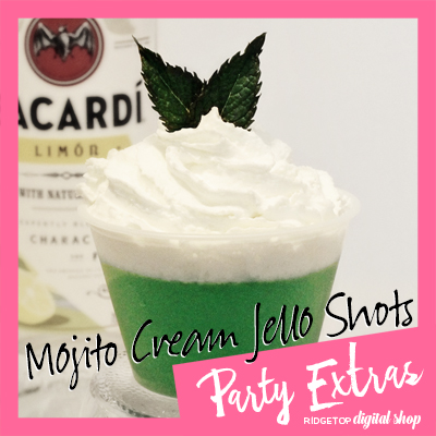 Mojito Cream Jello Shots Recipe