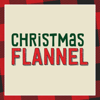 Christmas Flannel Party Decor and Photo Booth Props