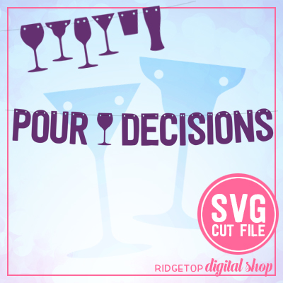 Pour Decisions SVG Banner