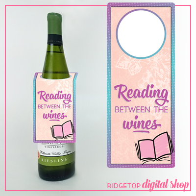 Book Club Printable Wine Tag