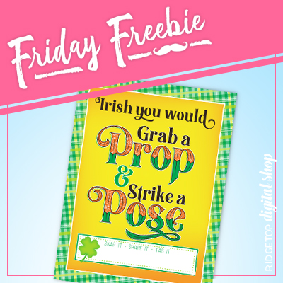 St. Patrick’s Day Photo Booth Sign Free Printable