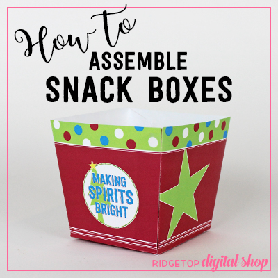 How To Assemble Snack Boxes