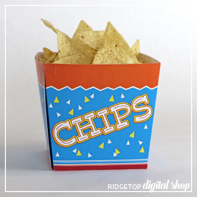 Chips Snack Box Free Printable