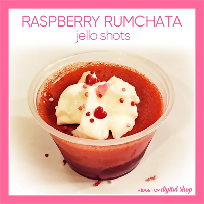 Raspberry RumChata Jello Shot Recipe