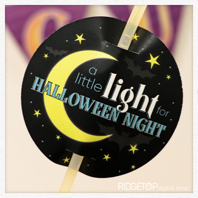 Halloween Glow Bracelet Tag Free Printable