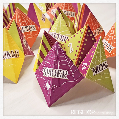 Halloween Dare Fortune Teller Free Printable