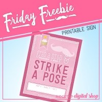 Photo Booth Sign - Soft Pink
